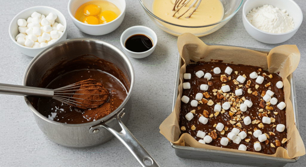 Hot Chocolate Brownies