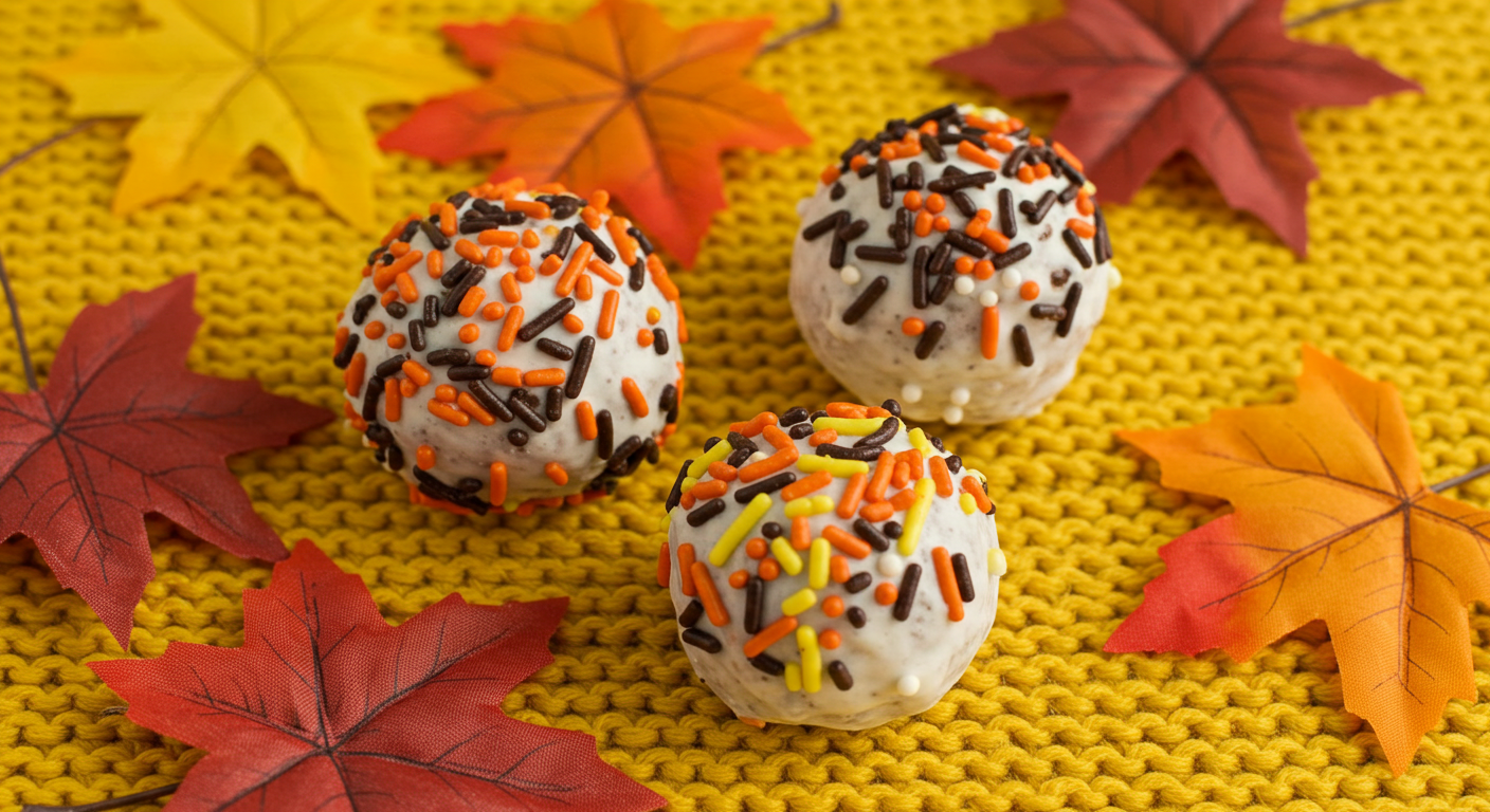 Oreo Candy Corn Truffles