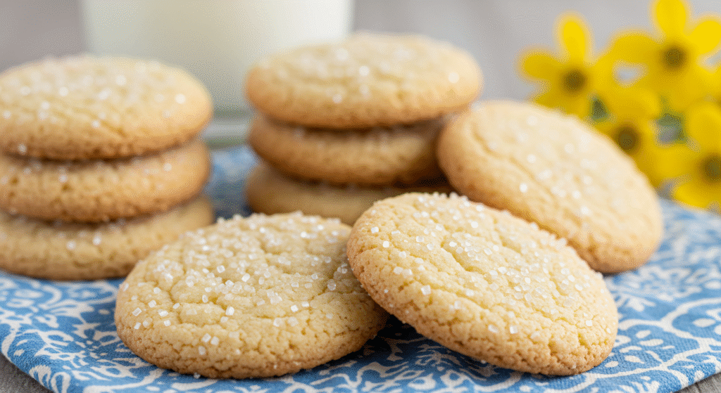 Lemon Coconut Sugar Cookies