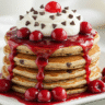 Chocolate Cherry Pancakes