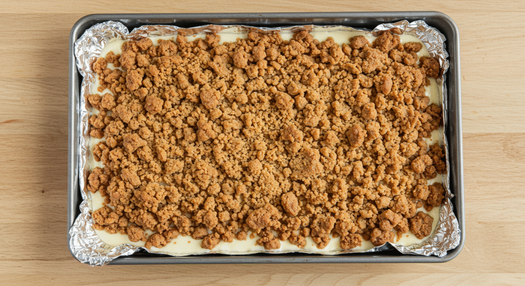 Chocolate Crumble Cheesecake Bars