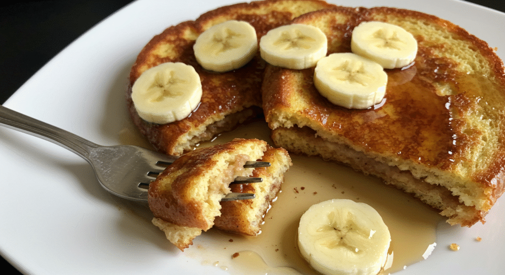 Banana Nutella Stuffed French Toast