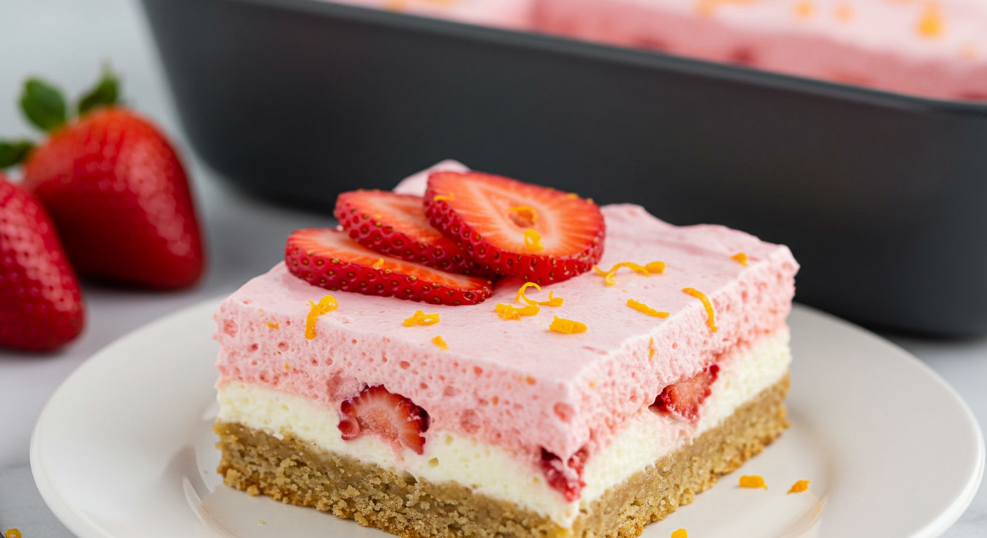 Strawberry Lemonade Bars