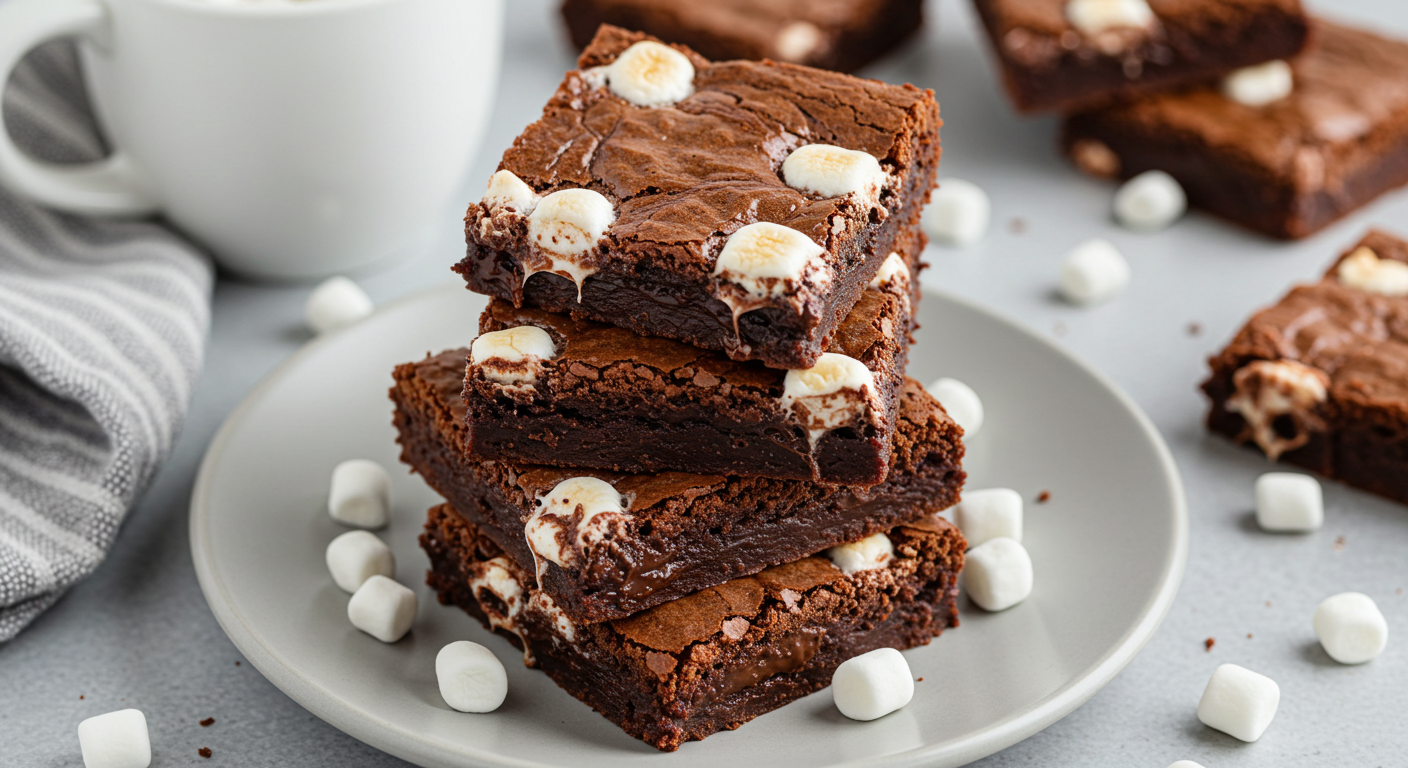 Hot Chocolate Brownies