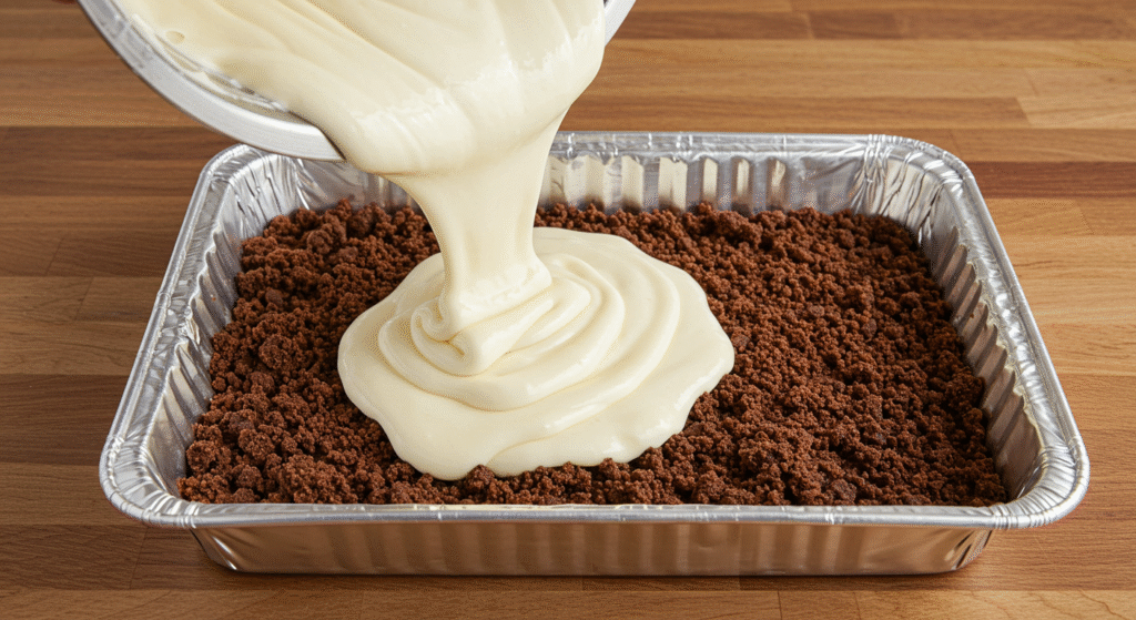 Chocolate Crumble Cheesecake Bars