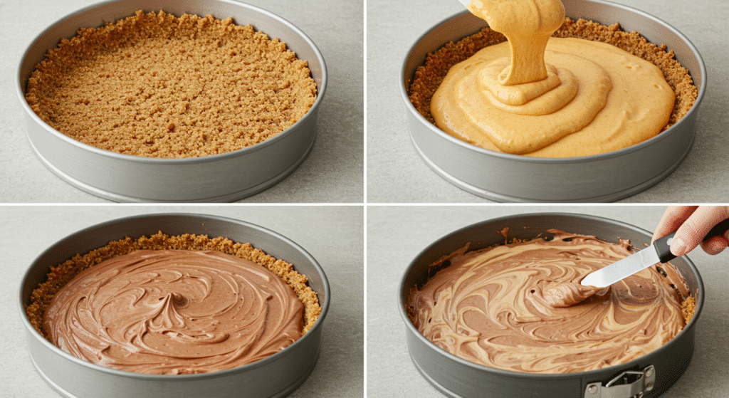 No-Bake Pumpkin Nutella Cheesecake