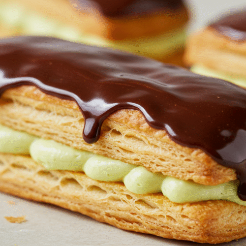 Boston Cream Puff Cakes