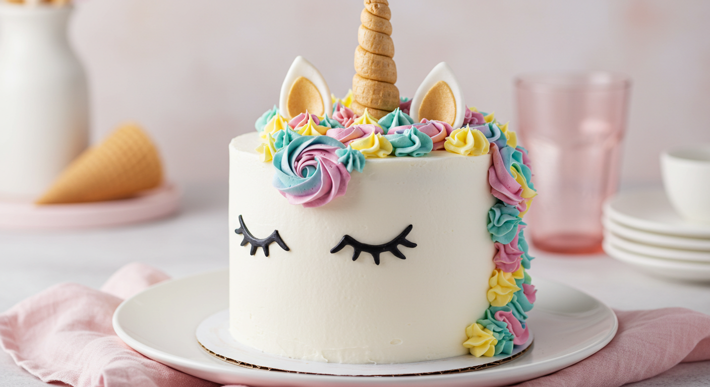 unicorn birthday cake