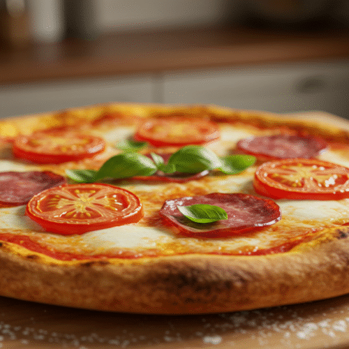 homemade pizza