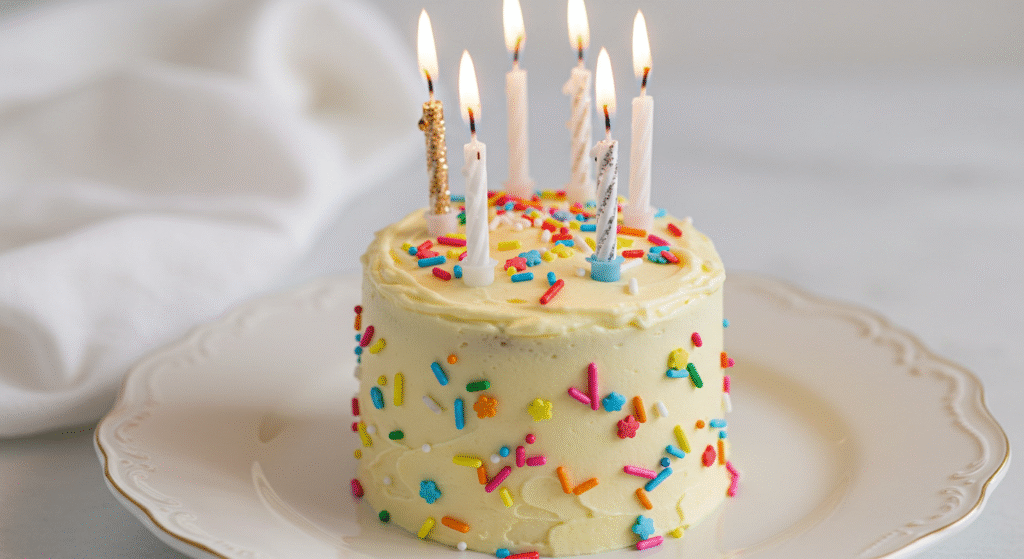 mini birthday cake