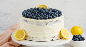 blueberry birthday cake