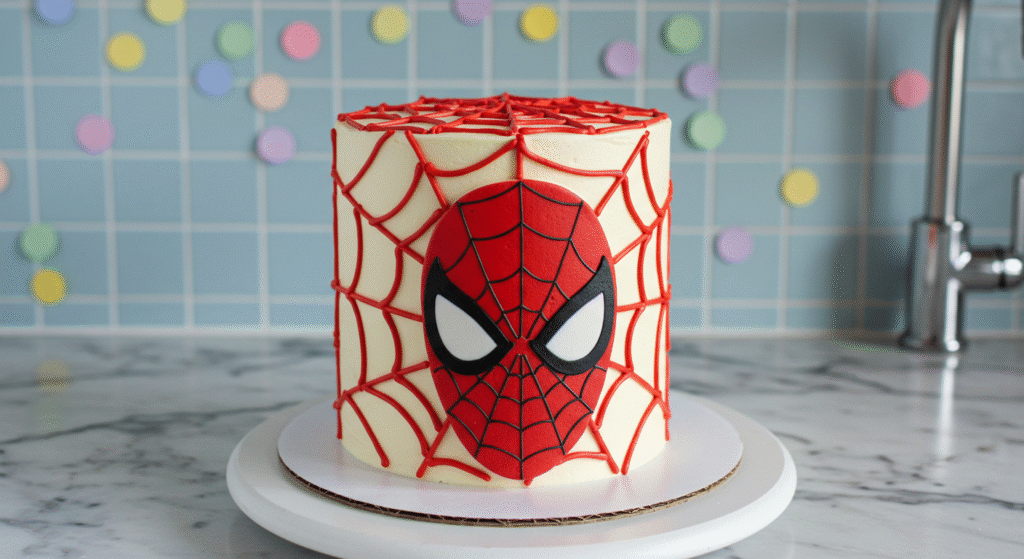 spiderman cake