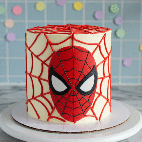 spiderman cake