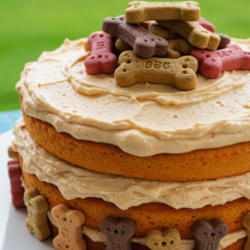 dog birthday cake