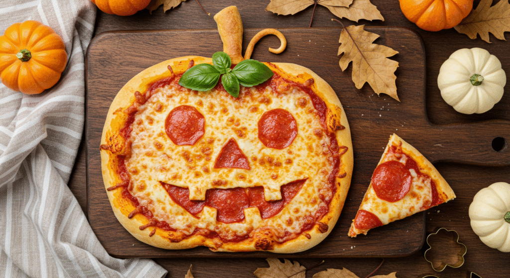 halloween pizza