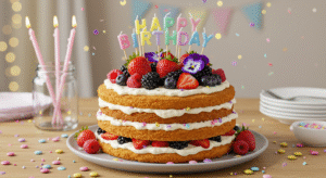 naked cake birthday