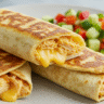 Cheesy Garlic Chicken Wraps