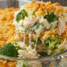 Cheesy Chicken Broccoli and Rice Casserole