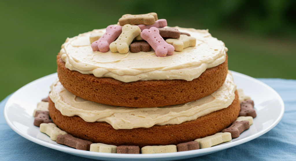 dog birthday cake